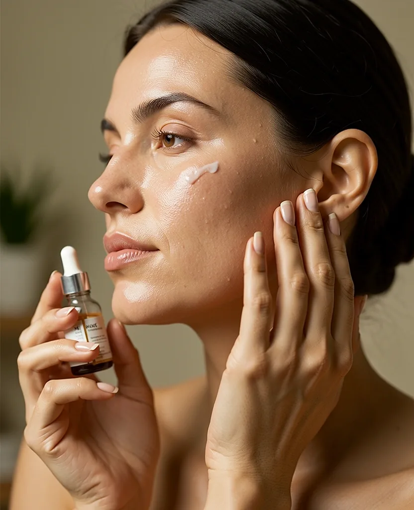 Effective anti-aging skin care representation